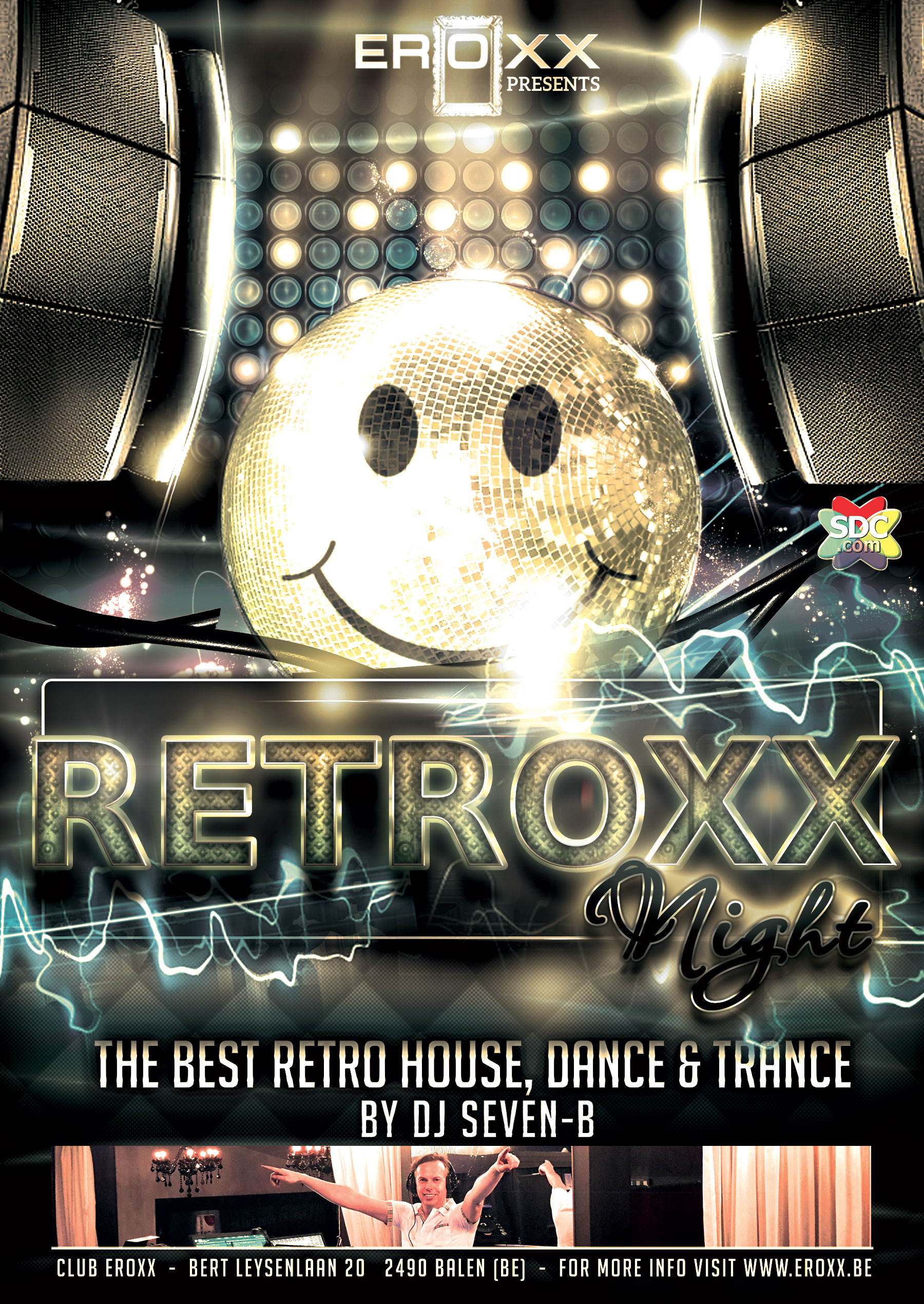 Image <p>Op deze zaterdag avond organiseren we weer deze geweldige RETROXX PARTY!&nbsp;</p>
<p>Weer een TOP party om niet te missen!&nbsp;</p>
<p></p>
<p>Tijdens deze Retro Dance Party wordt je helemaal meegezogen met de dance &amp; techno muziek van de 90&rsquo;s, de tijd waar alles nog mocht en kon. Ga mee in dit muzikaal avontuur en laat je meedrijven op de beste beats van onze Dj&rsquo;s die jullie met de beste House, Dance en Trance classics zal overspoelen!!&nbsp;</p>
<p></p>
<p>Vergeet je beste dansschoenen niet en bereid je voor op een nacht vol plezier, dans en erotiek. Miss Deze ultieme dance party niet!!!!</p>
<p>&nbsp;</p>
<p>&nbsp;Mis deze spetterende party niet&nbsp; !!!!</p>
<p>&nbsp; Sexy dresscode gaat ten laatste van start om 22hr&nbsp;</p>
<p>Enkel koppels en single vrouwen toegelaten.</p>
<p>&nbsp;Prijs koppels 130&euro; ,prijs single dames 50&euro;. Prijs omvat alle dranken en het gebruik van de&nbsp; vele warme en koude gerechten van het uitgebreide buffet dat tot 23hr geopend blijft, daarna is er vanaf middernacht tot &eacute;&eacute;n uur voor sluitingstijd nog een nachtbuffet met warme en koude hapjes. Party is van 19hr tot 03hr</p>
<p>&nbsp;Tijdens de hete zomermaanden is het zalig vertoeven in onze overdekte tuin, en binnen houden zeven airco&rsquo;s de zaak lekker koel. Laar het mooie weer maar komen, wij zijn er klaar voor!!</p>